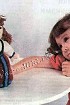 Кукла в сарафане - вязаная мягкая игрушка