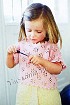 Ажурный топ для девочки