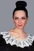 Воротник крючком «Звездные дорожки»