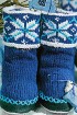 Сапожки вязаные