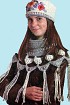 Шапочка с вышивкой и шарф-воротник
