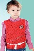 Ажурная безрукавка для девочки