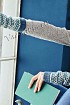 Нарукавники с жаккардовым узором