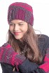 Зимний комплект - шапка и варежки