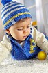 Жакет и шапочка для малыша