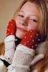 Варежки «мухоморы»