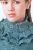 Воротник и манжет - Морская волна