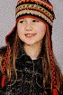 Шапочка крючком фантазийная
