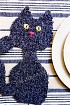 Аппликация на салфетку «Кошечка»