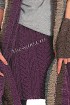 Юбка спицами с косами