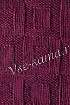 Узор спицами - квадратные окошки
