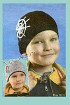 Шапочка с нотками и шапка с паутинкой