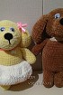 МК - Собака из плюшевой пряжи