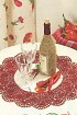 Салфетка с каймой крючком