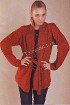 Терракотовый жакет с поясом