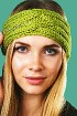 Зеленая повязка на голову