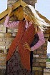 Жилет коричневого цвета