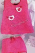Комплект крючком: платье и шорты - Птенчики