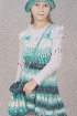 Комплект из пряжи фрагментарного крашения