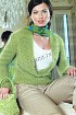 Пуловер - Зеленая олива