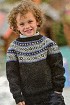 Пуловер с жаккардовым узором для мальчика
