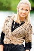 Короткий жакет крючком