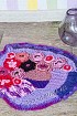 Коврик крючком «Цветочная поляна»