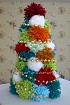 Ёлочка из помпонов от Ларисик*