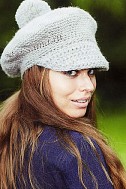 Вязанная крючком кепка