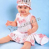 Комплект с розочками Комплект с розочками