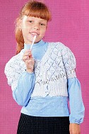 Укороченный ажурный жакет