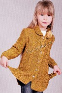 Теплая кофта для девочки