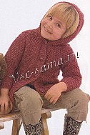 Жакет с капюшоном на 5 лет