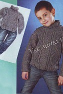 Серый свитер для мальчика