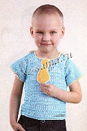 Пуловер с галстуком
