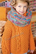 Апельсиновый пуловер
