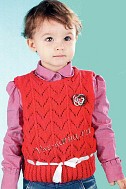 Ажурная безрукавка для девочки