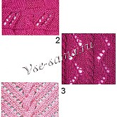 Ажурные узоры с косами Ажурные узоры с косами