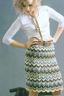 Юбка в полоску