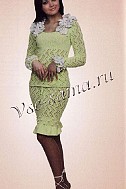 Стрейчевый костюм цвета зеленого яблока