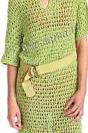 Зеленая сетчатая туника