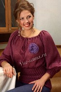 Туника с широкими рукавами