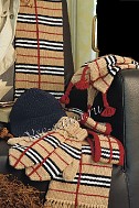 Классика Burberry - шарф, шапка, варежки, повязка