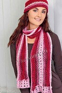 Ажурные шапочка и шарф