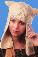 Шапка с ушками «кошечка»