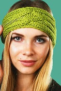 Зеленая повязка на голову