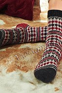 Носки с жаккардом