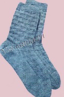 Носки спицами с рельефным узором