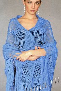 Шаль крючком «Незнакомка»