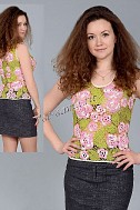 Цветастая майка